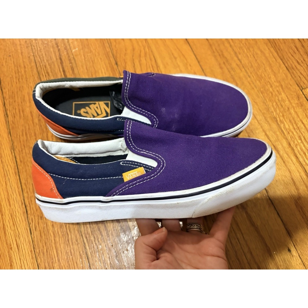 Vans Classic Slip On (Mix & Match) Violet/Indigo Women's 8